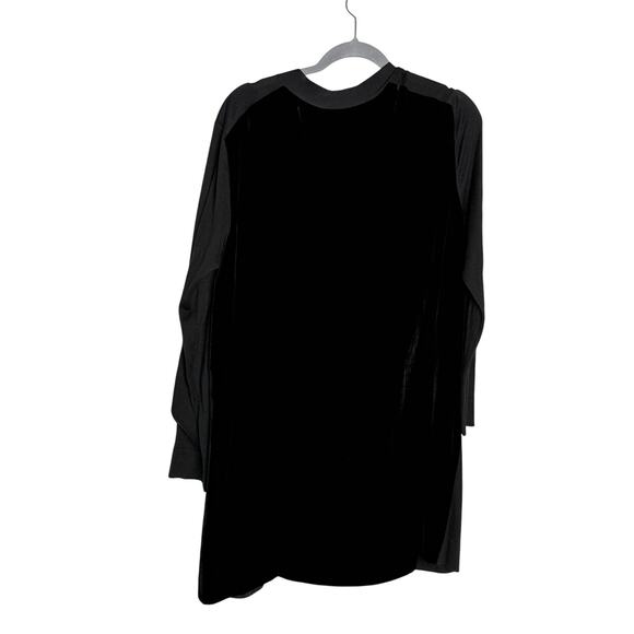 Lafayette 148 Cardigan Women's Large Front 100% Silk (Back Velvet) Open Pockets - Picture 2 of 6